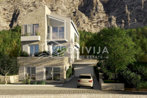 Vila sa spektakularnim pogledom na more sa 3 odvojena stana u Blizikućama, Budva