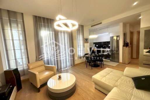An apartment with 1 bedroom near the sea in Budva, Montenegro.
