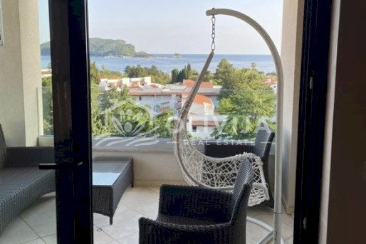 Apartment with a sea view in Budva, Montenegro